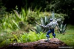 hulk standing in an open garden