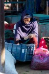 woman counting money