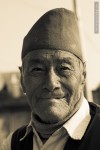 old man face wrinkled
